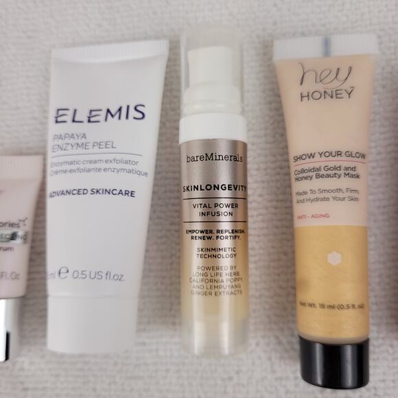 Skincare sample lot of 9 pieces Elemis Mamonde Sunday Riley Peter Thomas Roth - Picture 3 of 7